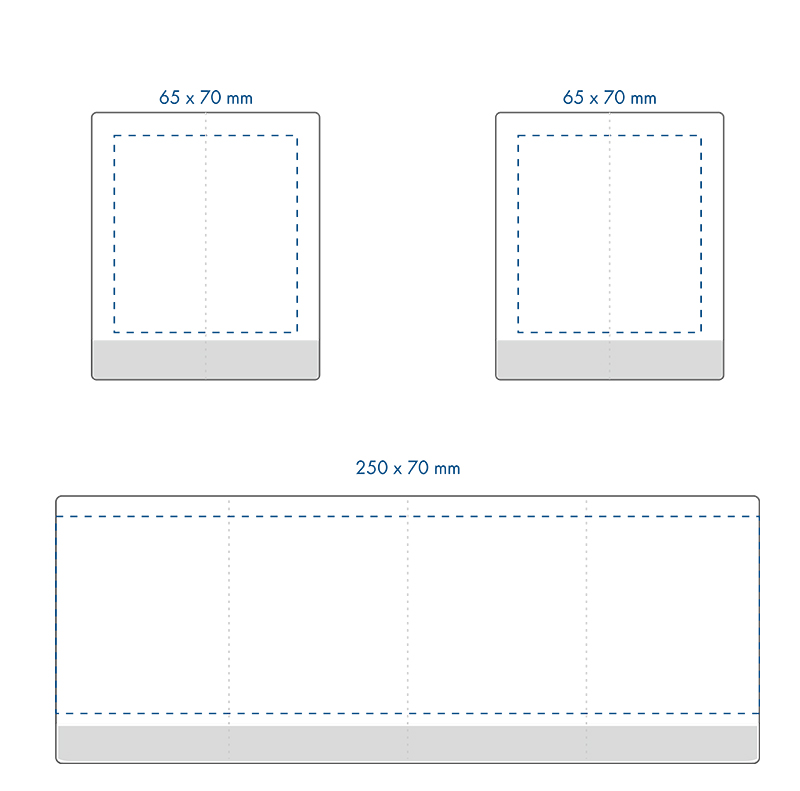 Zones d'impression standard